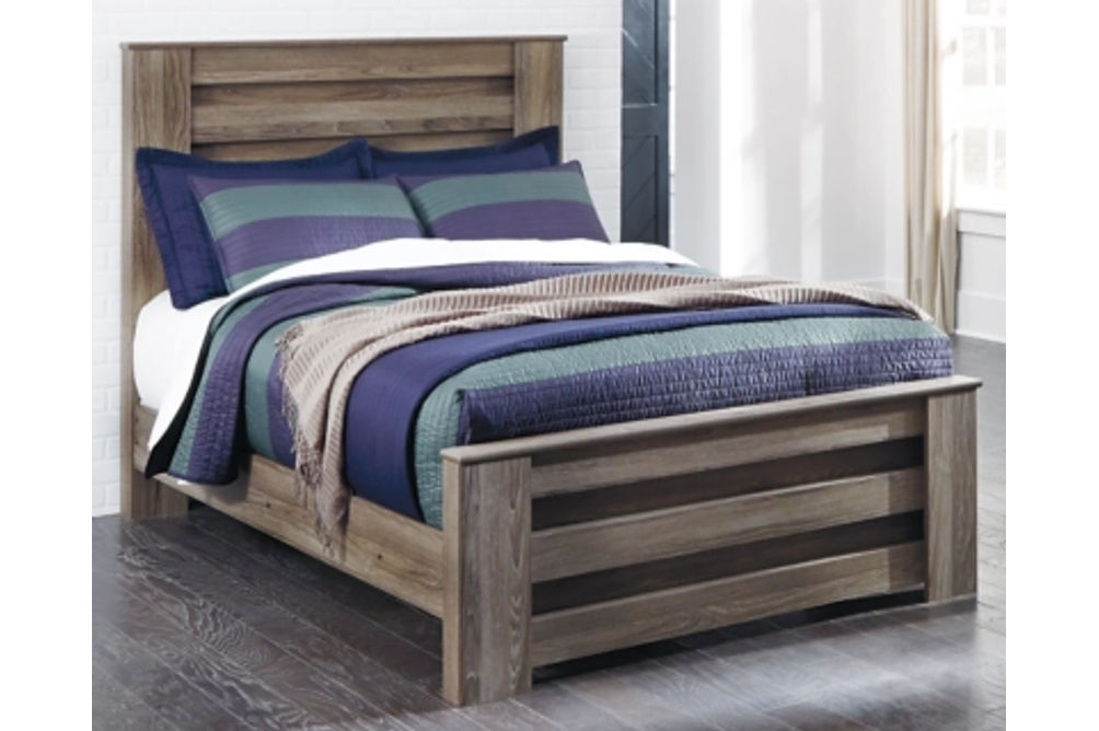 Signature Design by Ashley Zelen Full Panel Bed-Warm Gray