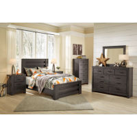 Signature Design by Ashley Brinxton Full Panel Bed, Dresser and Mirror