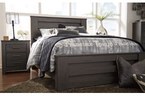 Signature Design by Ashley Brinxton King Panel Bed-Charcoal