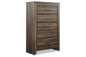 Signature Design by Ashley Juararo Queen Poster Bed and 2 Chests-Dark Brown