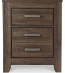 Signature Design by Ashley Juararo King Poster Bed, Dresser, Mirror and 2 Nigh