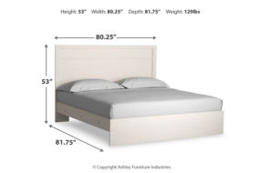 Signature Design by Ashley Stelsie King Panel Bed, Dresser and Mirror