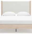 Signature Design by Ashley Cadmori Queen Upholstered Panel Bed, Dresser and Ni