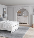 Signature Design by Ashley Altyra Queen Bookcase Headboard, Dresser and Mirror