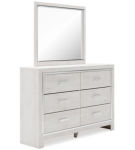 Signature Design by Ashley Altyra Full Panel Bed, Dresser and Mirror-White