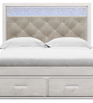 Signature Design by Ashley Altyra Queen Upholstered Storage Bed-White