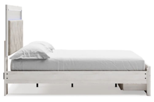 Signature Design by Ashley Altyra Queen Upholstered Storage Bed-White