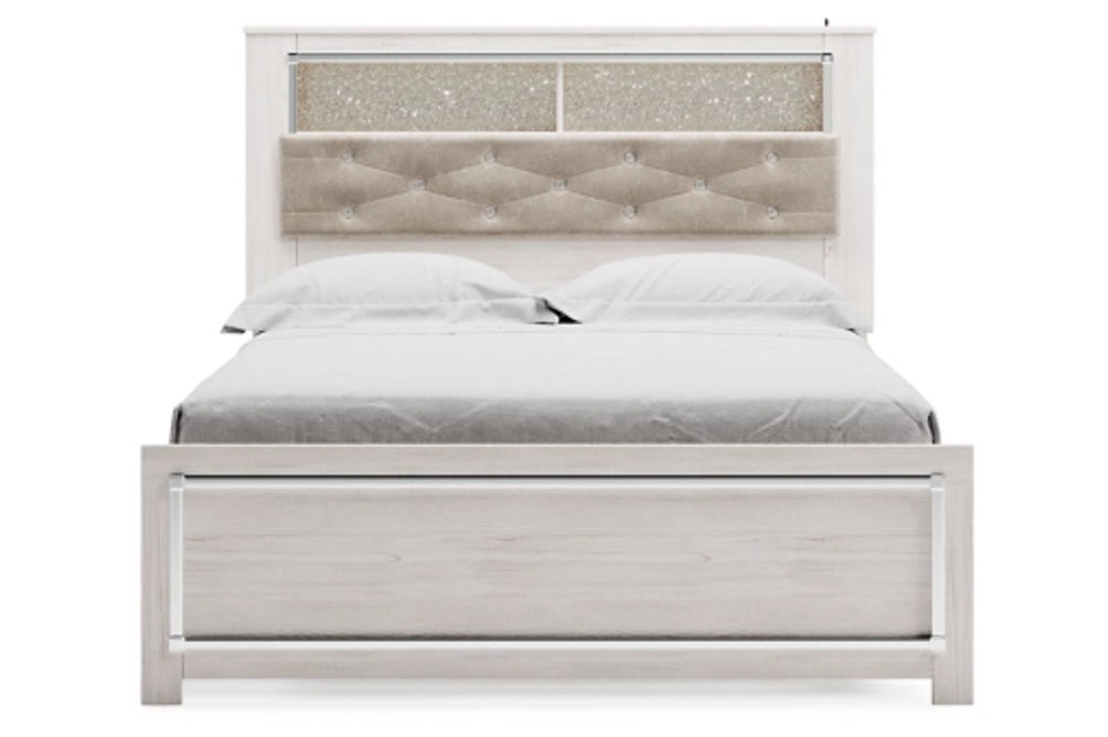 Signature Design by Ashley Altyra Queen Panel Bookcase Bed-White