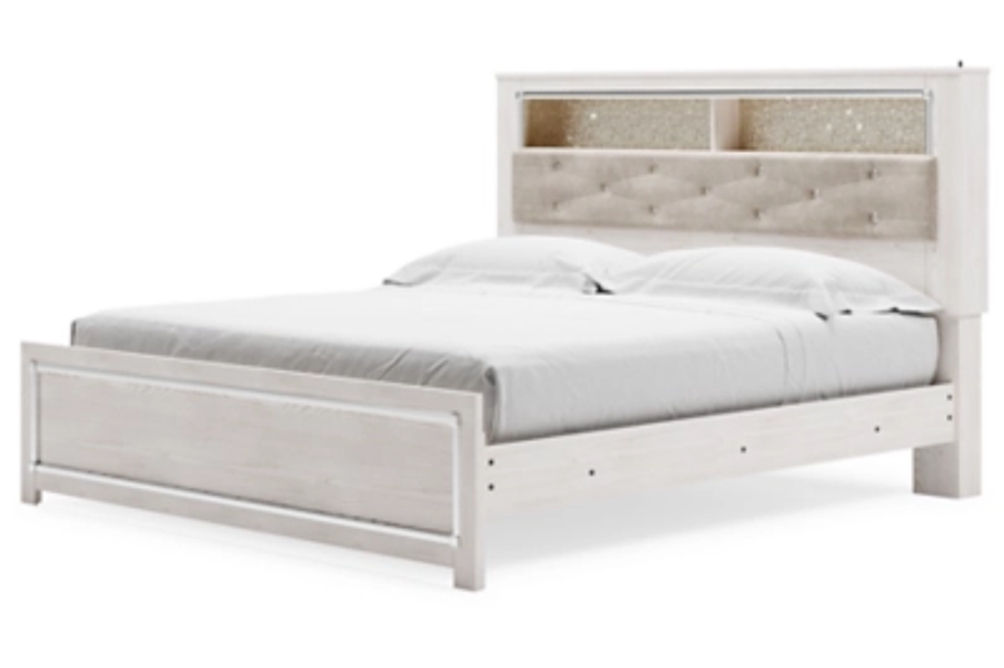 Signature Design by Ashley Altyra King Panel Bookcase Bed-White