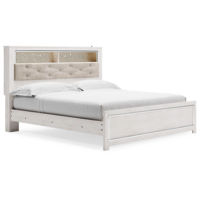 Signature Design by Ashley Altyra King Panel Bookcase Bed-White