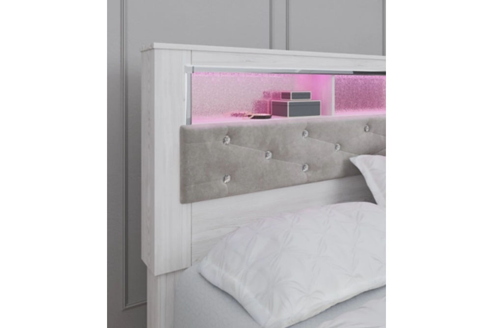 Signature Design by Ashley Altyra King Panel Bookcase Bed-White