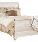 Signature Design by Ashley Willowton Queen Sleigh Bed-Whitewash