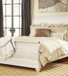 Signature Design by Ashley Willowton Queen Sleigh Bed, Dresser, Mirror and 2 N