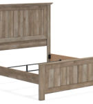 Signature Design by Ashley Yarbeck King Panel Bed-Sand