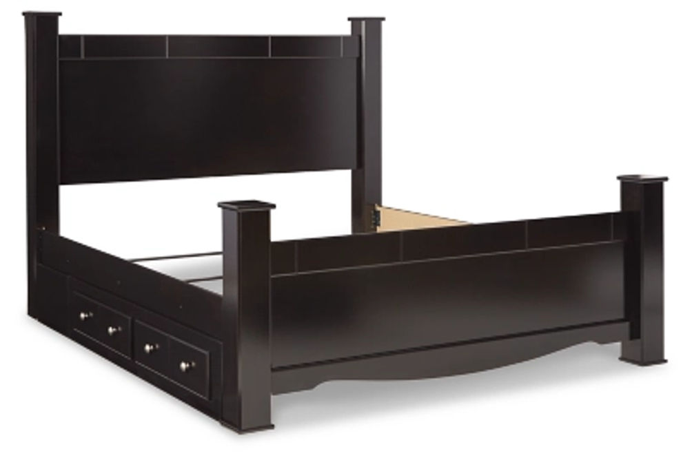 Mirlotown King Poster Bed with Storage