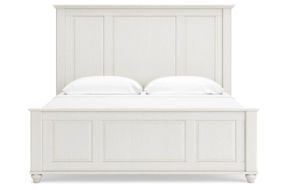 Signature Design by Ashley Grantoni King Panel Bed, Dresser and Mirror