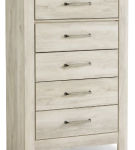 Signature Design by Ashley Bellaby King Panel Bed, Dresser, Mirror, Chest and