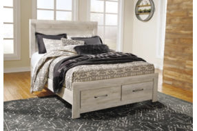 Signature Design by Ashley Bellaby Queen Panel Storage Bed, Dresser and Mirror