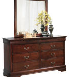 Signature Design by Ashley Alisdair King Sleigh Bed, Dresser and Mirror