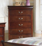 Signature Design by Ashley Alisdair King Sleigh Bed, Dresser, Mirror, Chest an