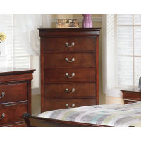 Signature Design by Ashley Alisdair King Sleigh Bed, Dresser, Mirror, Chest an