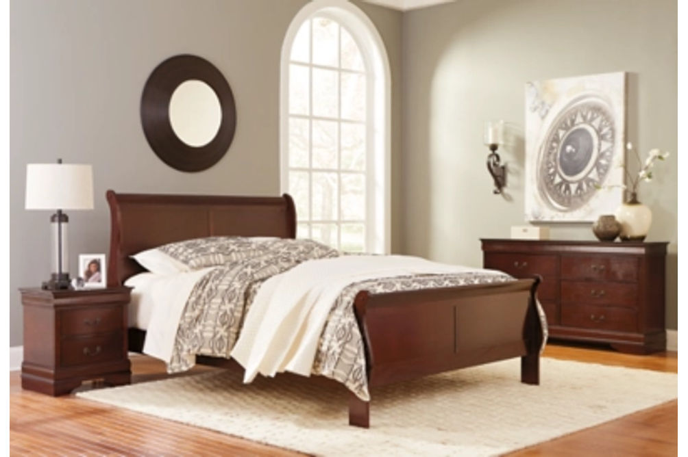 Signature Design by Ashley Alisdair Queen Sleigh Bed, Dresser and Mirror