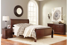 Signature Design by Ashley Alisdair Queen Sleigh Bed, Dresser, Mirror, and Che