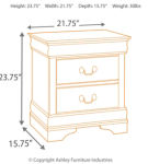 Signature Design by Ashley Alisdair King Sleigh Bed, Dresser, Mirror and Night