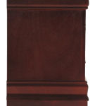 Alisdair Queen Sleigh Bed, Dresser, Mirror, and Nightstand-Reddish Brown