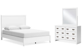 Signature Design by Ashley Binterglen Queen Panel Bed, Dresser and Mirror