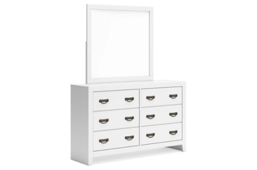 Signature Design by Ashley Binterglen King Panel Bed, Dresser and Mirror