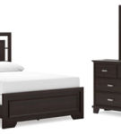 Signature Design by Ashley Covetown Queen Panel Bed, Dresser and Mirror