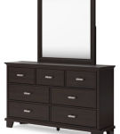 Signature Design by Ashley Covetown Queen Panel Bed, Dresser and Mirror