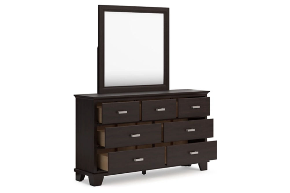 Signature Design by Ashley Covetown Twin Panel Bed, Dresser and Mirror