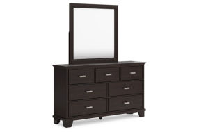 Signature Design by Ashley Covetown Queen Panel Bed, Dresser and Mirror
