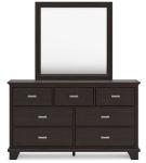 Signature Design by Ashley Covetown California King Panel Bed, Dresser and Mir