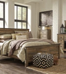 Signature Design by Ashley Trinell King Panel Bed-Brown