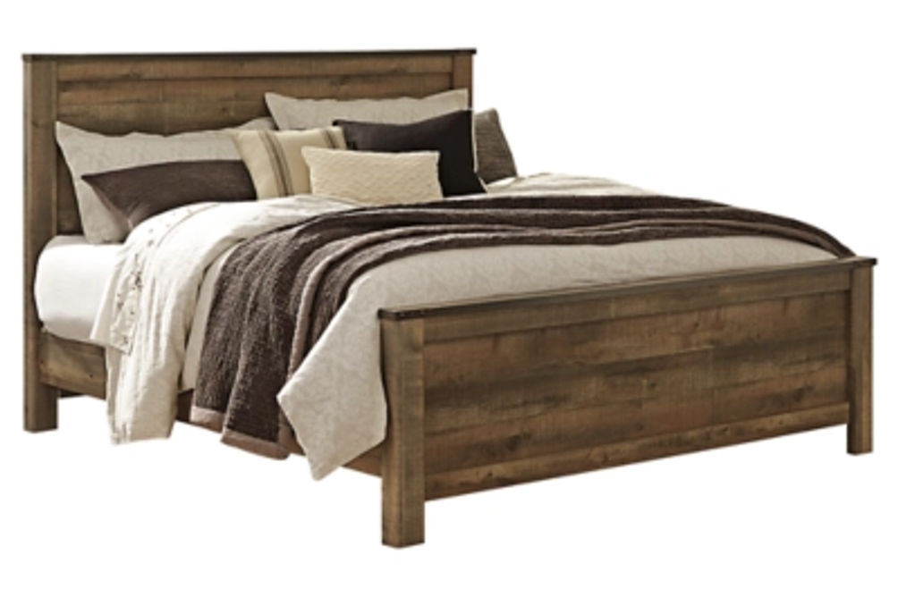 Signature Design by Ashley Trinell King Panel Bed-Brown