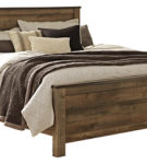 Signature Design by Ashley Trinell King Panel Bed-Brown