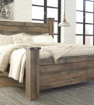 Signature Design by Ashley Trinell King Poster Bed-Brown