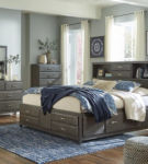 Signature Design by Ashley Caitbrook Queen Storage Bed, Dresser and Mirror