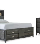 Signature Design by Ashley Caitbrook Queen Storage Bed, Dresser and Mirror