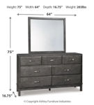 Signature Design by Ashley Caitbrook Queen Storage Bed, Dresser, Mirror and Ch