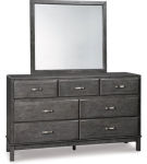 Signature Design by Ashley Caitbrook Full Storage Bed with Mirrored Dresser