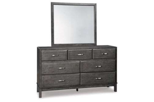 Signature Design by Ashley Caitbrook King Storage Bed, Dresser, Mirror and Nig