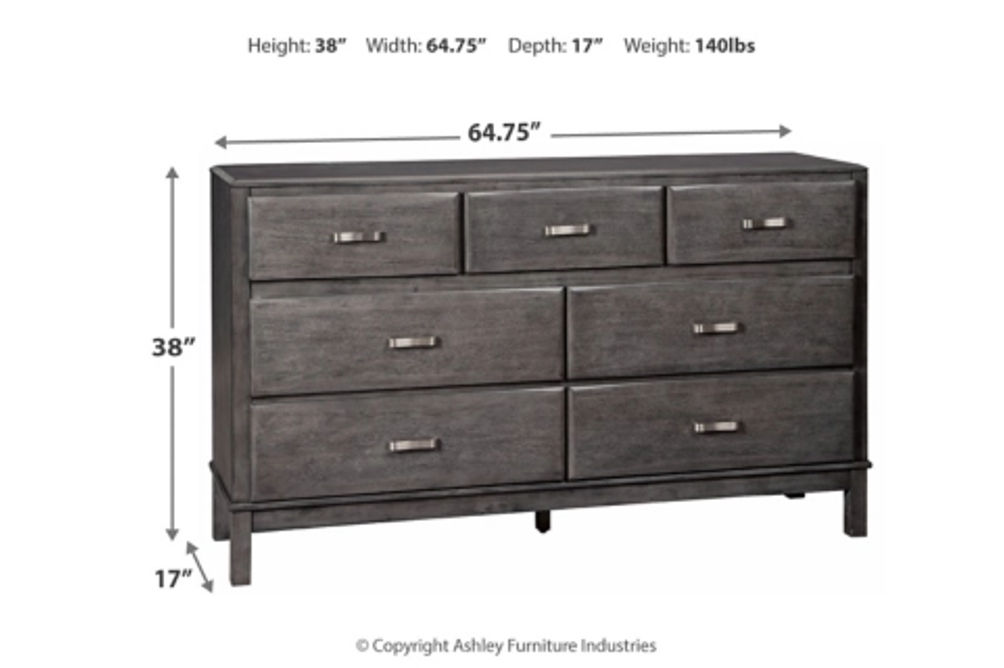 Signature Design by Ashley Caitbrook King Storage Bed, Dresser and Nightstand-