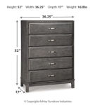 Signature Design by Ashley Caitbrook Full Storage Bed and Chest-Gray