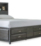 Signature Design by Ashley Caitbrook Queen Storage Bed and Chest-Gray