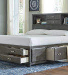 Signature Design by Ashley Caitbrook Queen Storage Bed and Chest-Gray