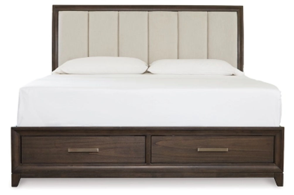 Signature Design by Ashley Brueban Queen Panel Bed with 2 Storage Drawers